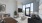 living room with large window