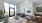 living room with a couch and coffee table