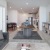 living room with a couch and coffee table